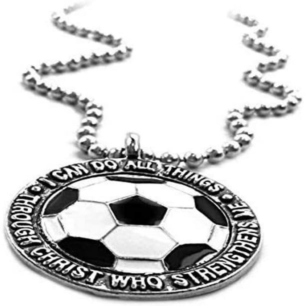 Forgiven Jewelry Soccer Necklace I Can Do Made In The USA Forgiven Jewelry Soccer Necklace I Can Do Made In The USA